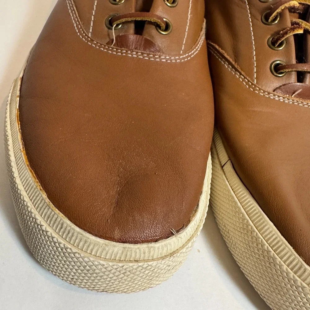 Polo Ralph Lauren Mens Vaughn‎ Soft Leather Upper Lace Up Sneaker Shoes 11.5 D